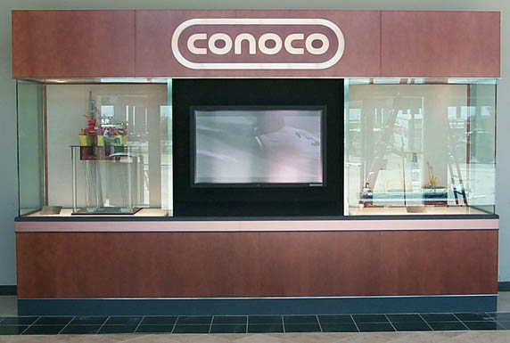 concoco display case - enron field